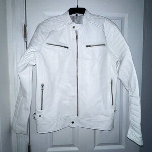 White Leather Jacket